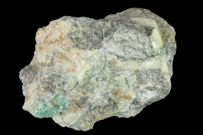 Beryl (Var Emerald) in Calcite - Khaltoru Mine, Pakistan #138925